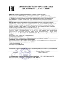 Комплект сертификатов